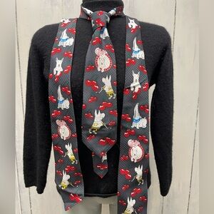 Don Cherry Novelty Dog Print Tie